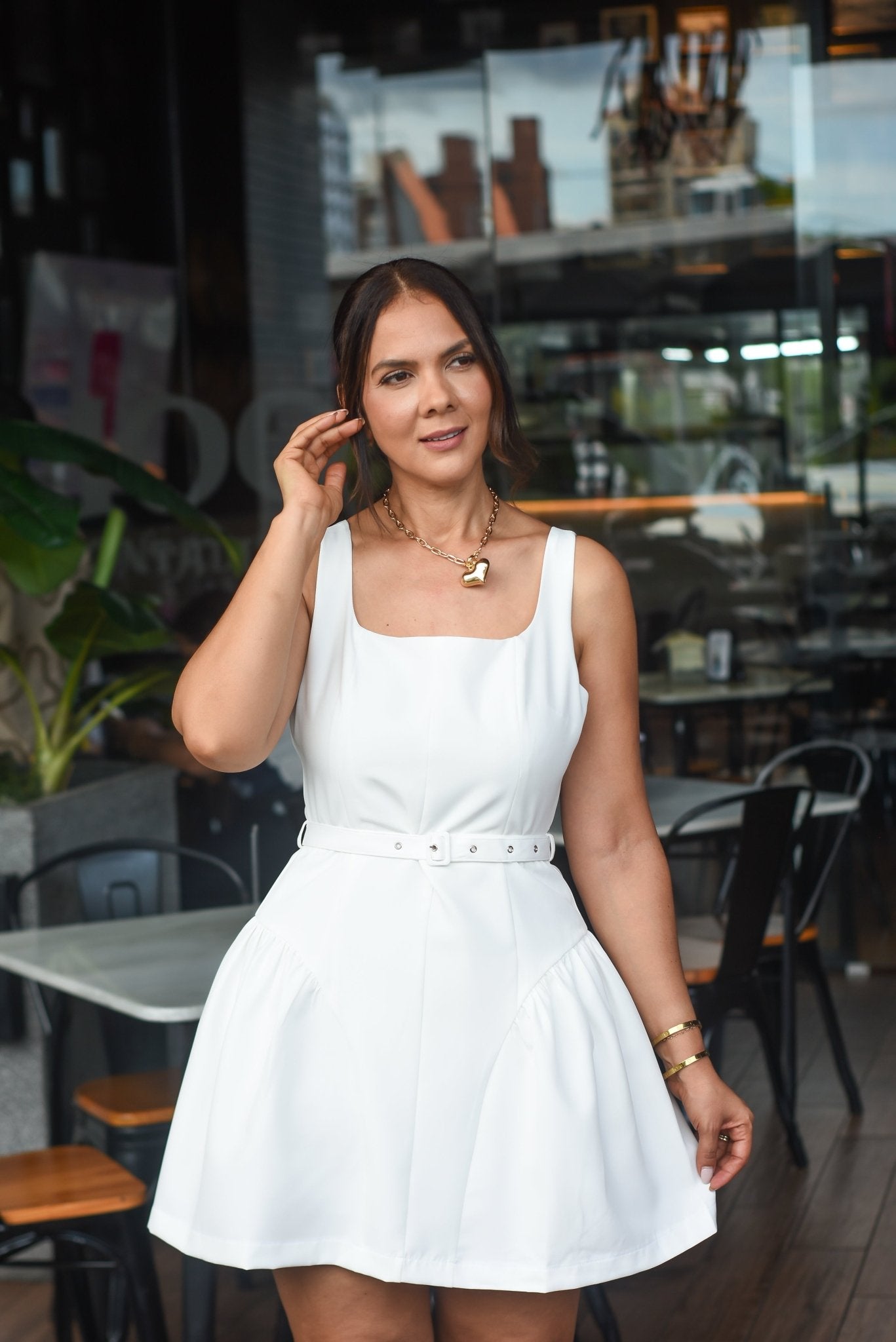 Short strap Dress - Bonitafashionrd Dress