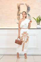 Long skirt and palm top set - Bonitafashionrd Set