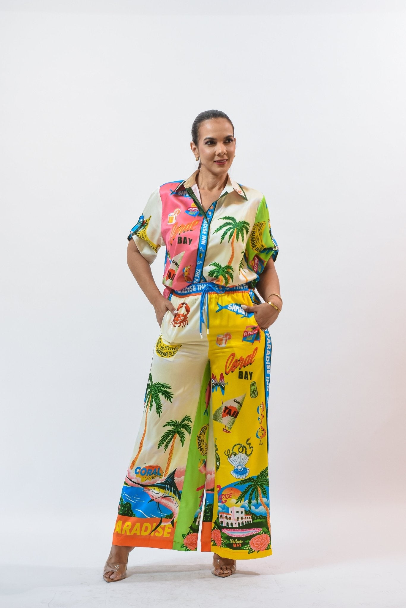 Tropical Spring Pant Set - Bonitafashionrd