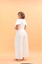 My Elegant Pant Set White - Bonitafashionrd