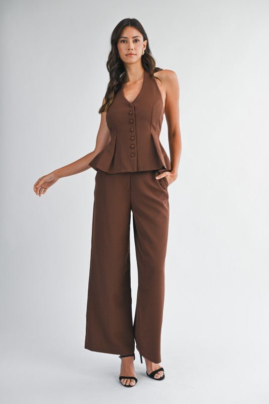 The Golden Holiday Pants Set - Bonitafashionrd