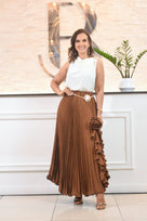 Time To Get Look Skirt Folded - Bonitafashionrd
