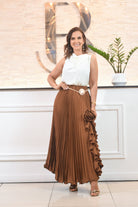 Time To Get Look Skirt Folded - Bonitafashionrd