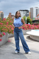 Pretty Crop Top Blue - Bonitafashionrd