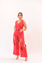 Get The Best Pant Set Red - Bonitafashionrd