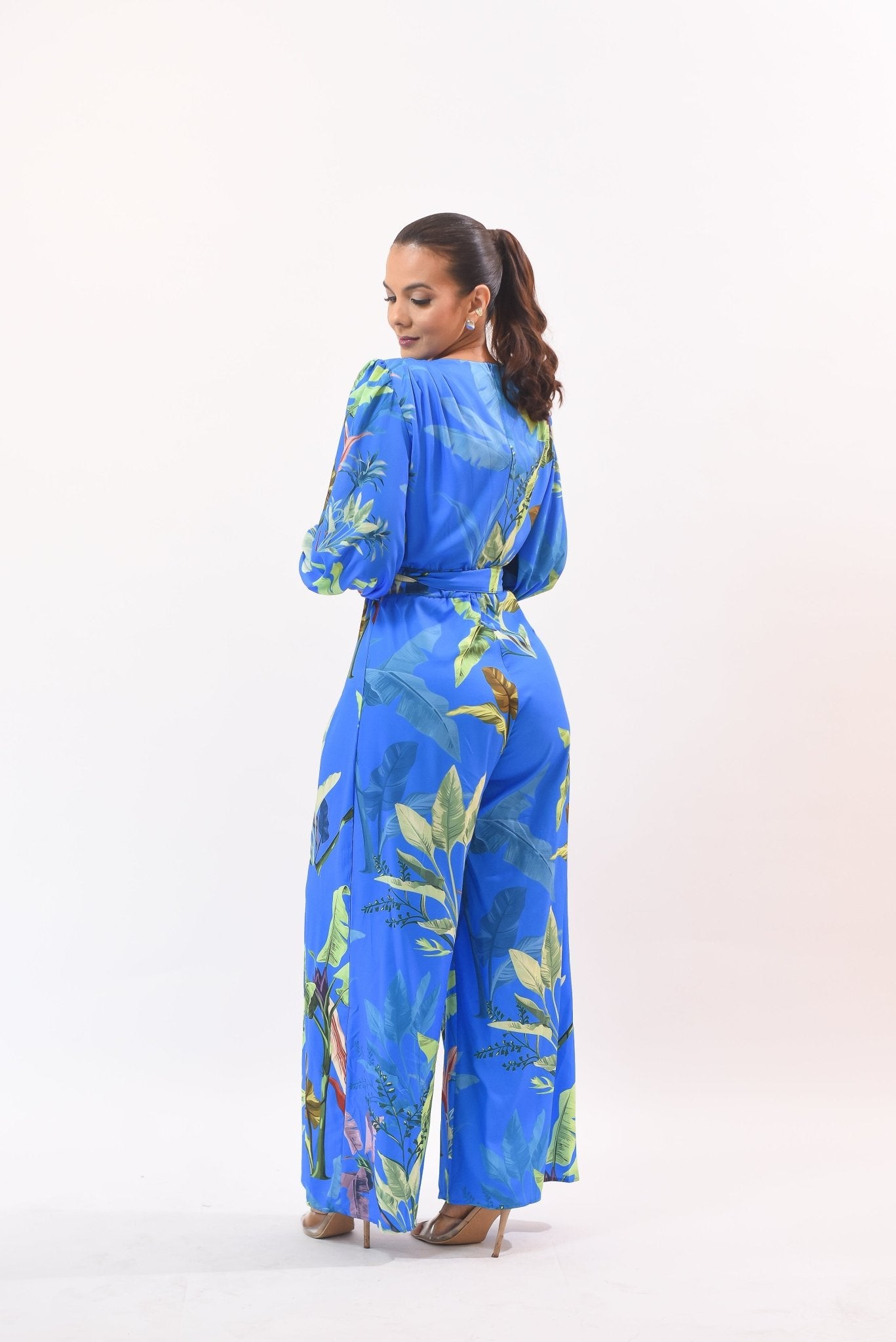 Beauty Is The Jumpsuit Blue - Bonitafashionrd