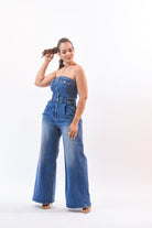 Just Pretty Denim Jumpsuit - Bonitafashionrd