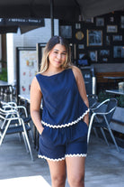 Can’t Resist Short Set Navy - Bonitafashionrd