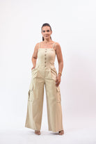 The New Jumpsuit Beige - Bonitafashionrd