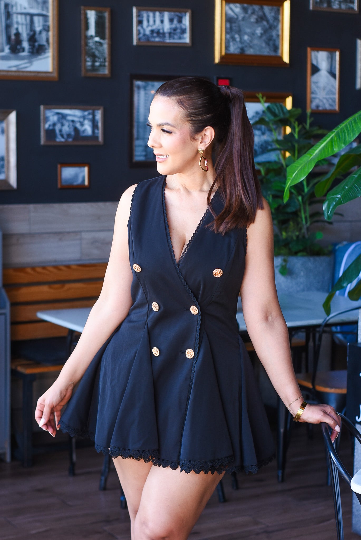 My favorite Black Mini Dress - Bonitafashionrd