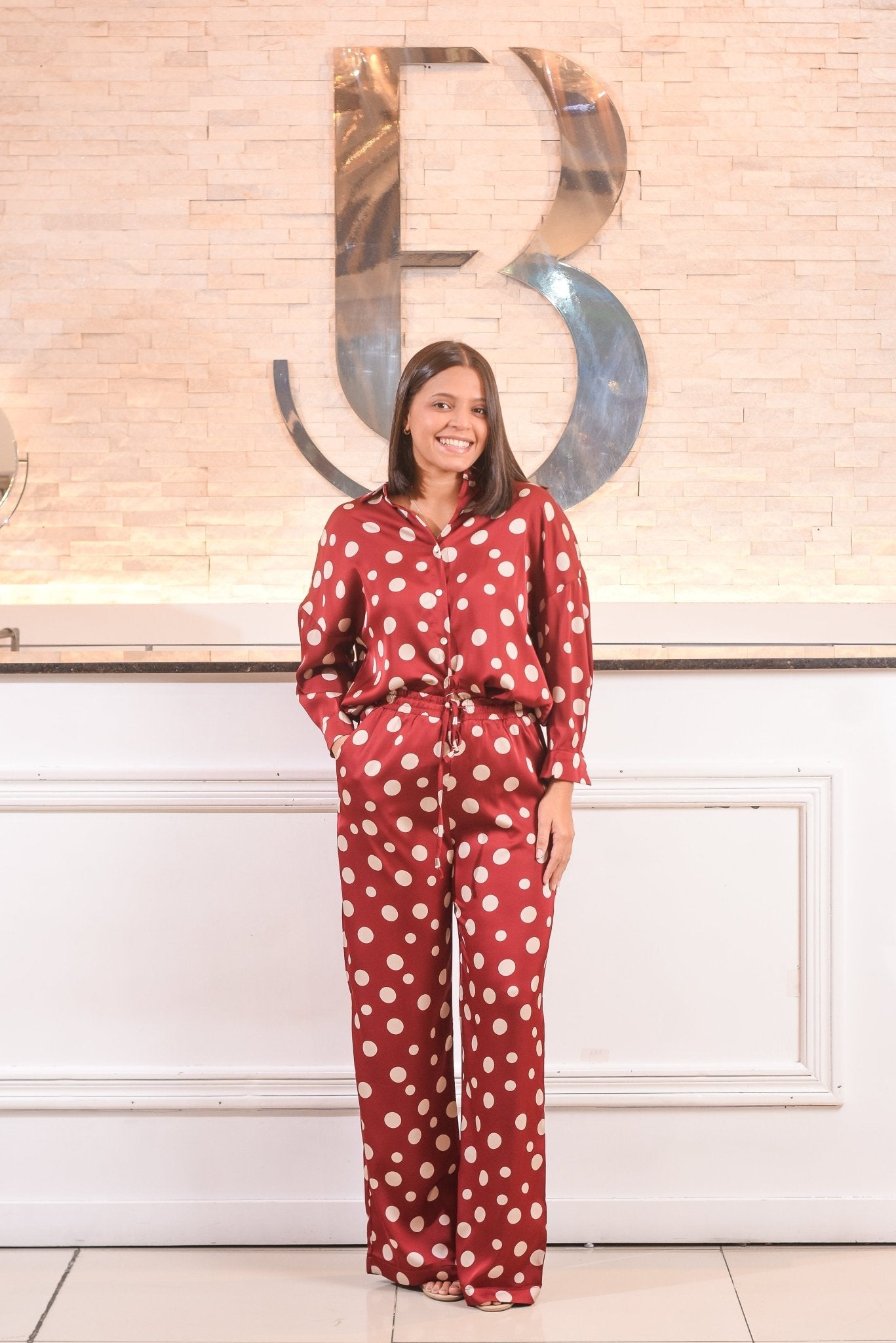 The Amazing Silk Polk Big Blouse - Bonitafashionrd