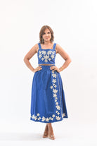 My Wonderful Skirt Set Blue - Bonitafashionrd