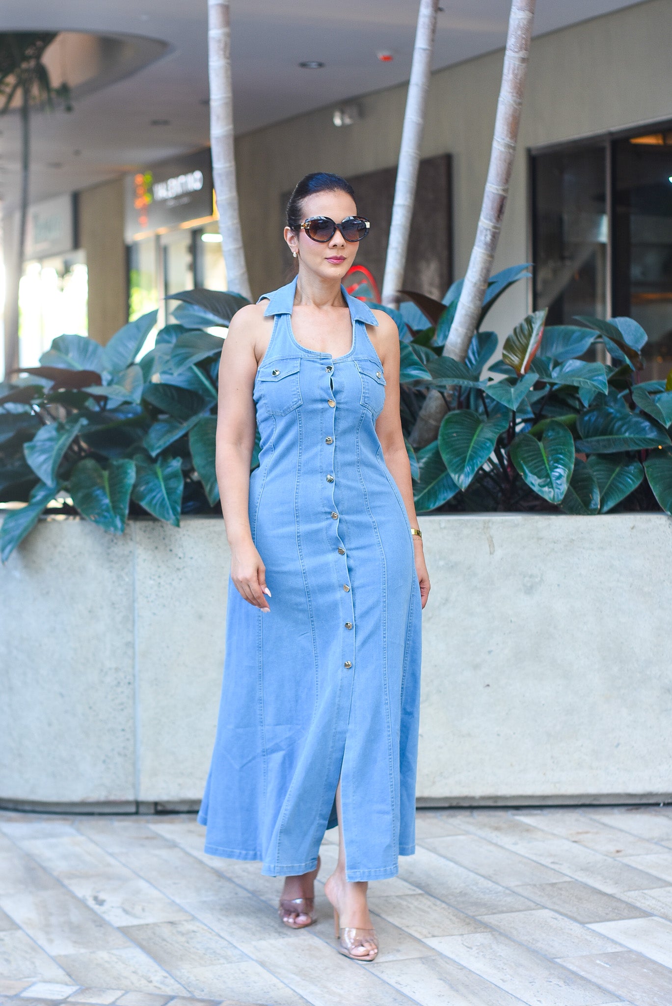 The Big Energy Denim Dress - Bonitafashionrd