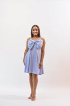 My Unique Ribbon Dress Blue - Bonitafashionrd