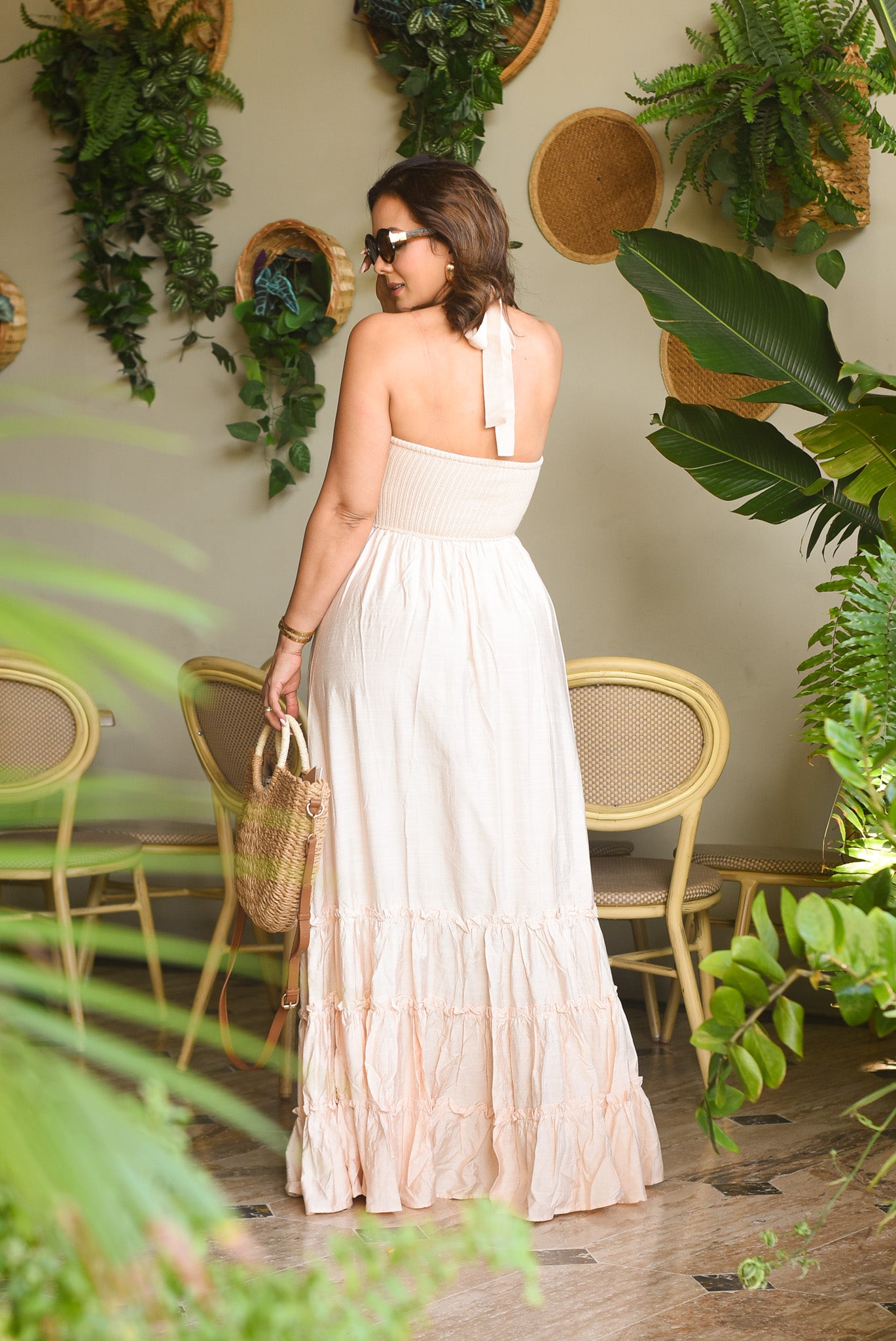 My Relax Resort Maxi Dress Beige - Bonitafashionrd