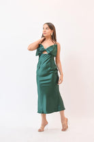 So Pretty Ribbon Dress Green - Bonitafashionrd