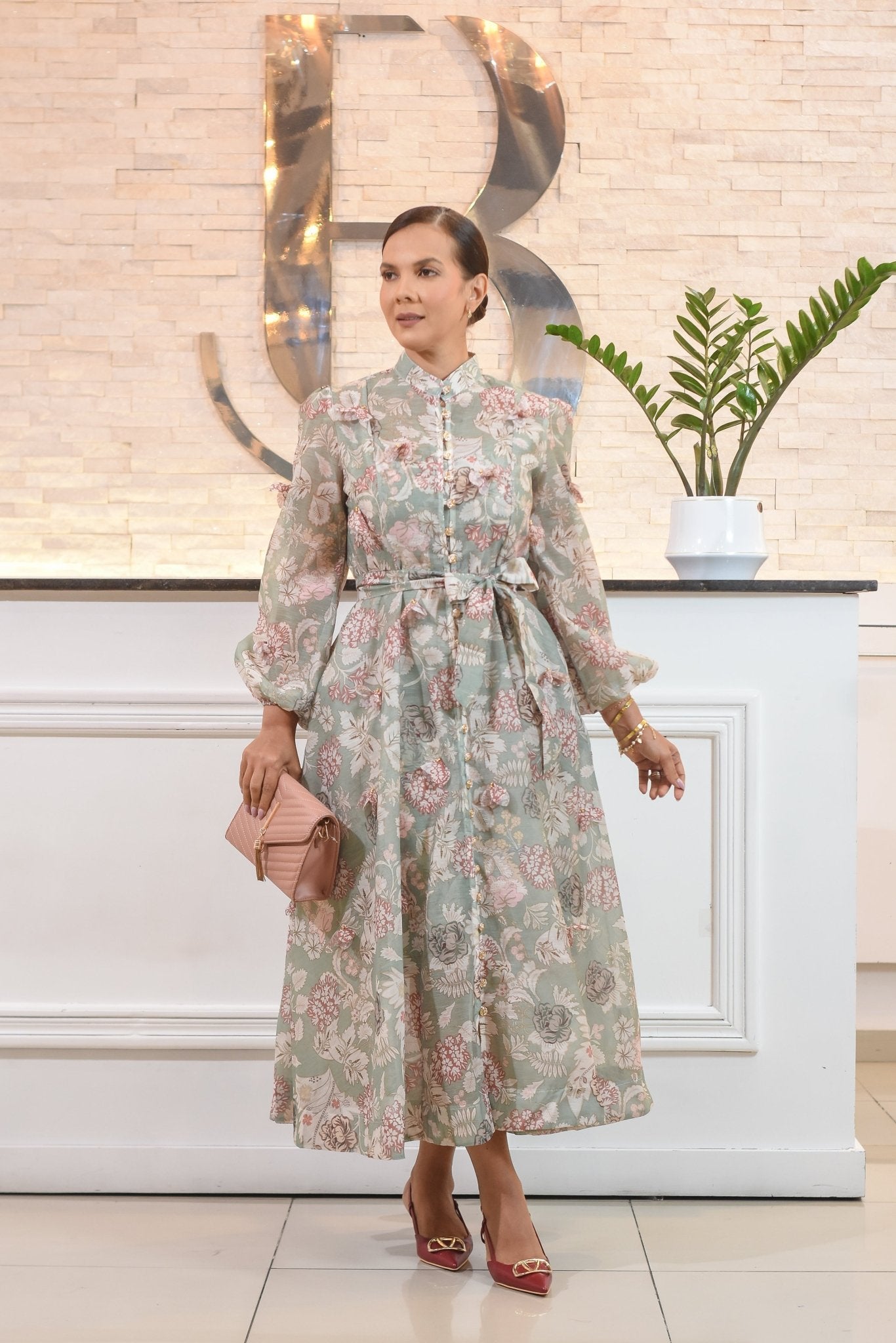 Maxi Dress Floral - Bonitafashionrd