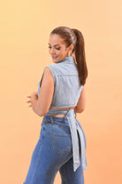 Let’s See You Denim Crop Top - Bonitafashionrd