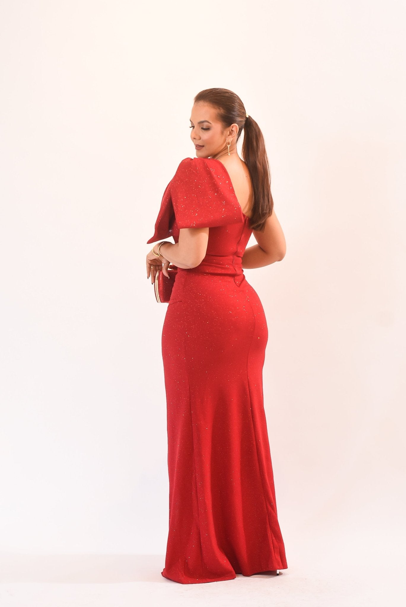 Shine Bright Gala Dress Red - Bonitafashionrd