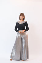 Stunning Metalic Pant - Bonitafashionrd