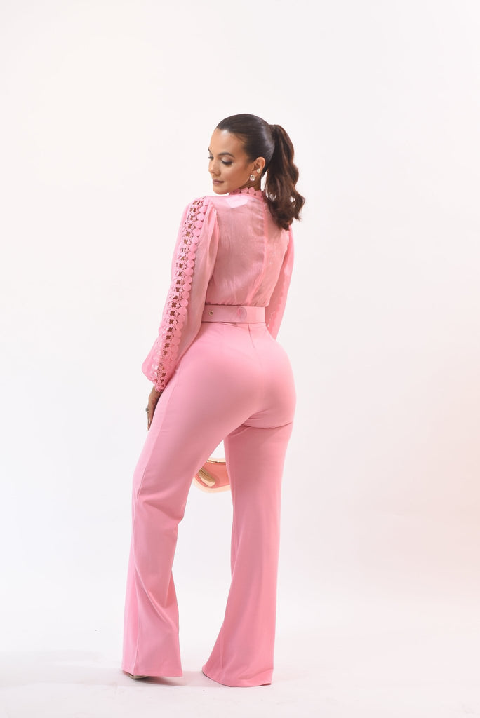 The Sensational Jumpsuit Pink - Bonitafashionrd