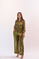 The Stunning Metallic Pant Set - Bonitafashionrd