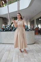 Essentially You Are Dress Beige - Bonitafashionrd