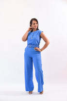 Grateful Pant Set Blue - Bonitafashionrd