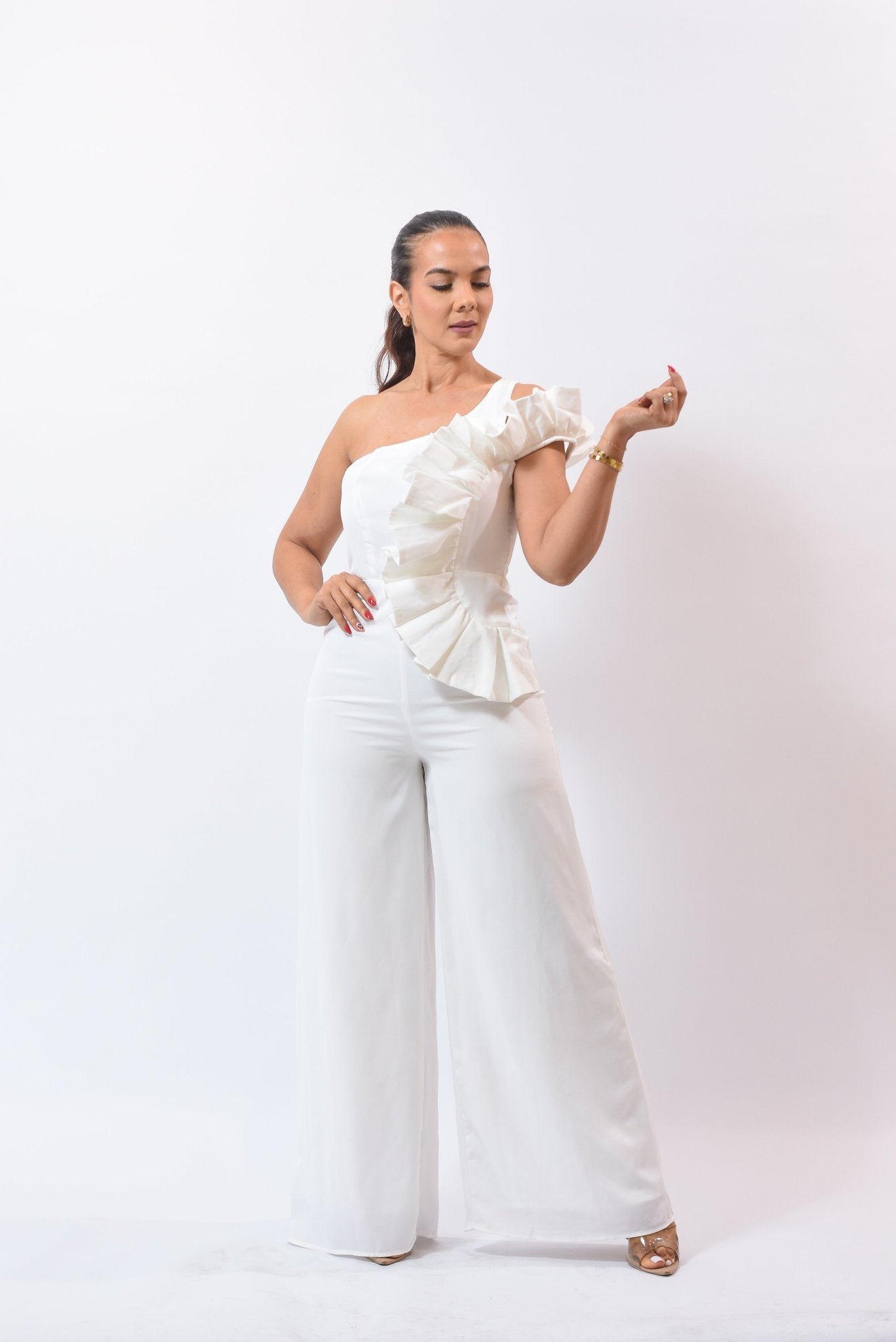 The Perfect Jumpsuit White - Bonitafashionrd