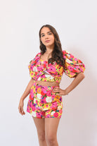 My Floral Short Set - Bonitafashionrd