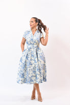 The Pretty Coctail Dress Blue - Bonitafashionrd