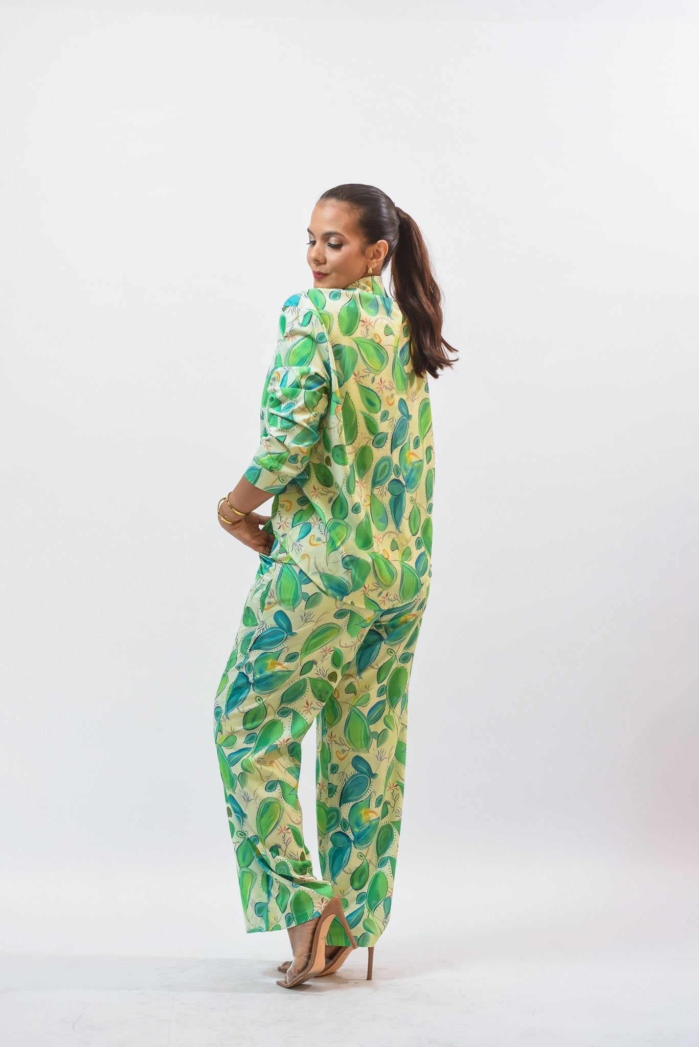 Fashion Season Shirt Pant Set Green - Bonitafashionrd