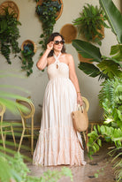 My Relax Resort Maxi Dress Beige - Bonitafashionrd