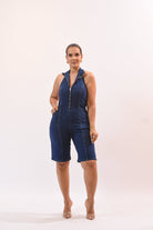 Beautiful Denim Romper - Bonitafashionrd