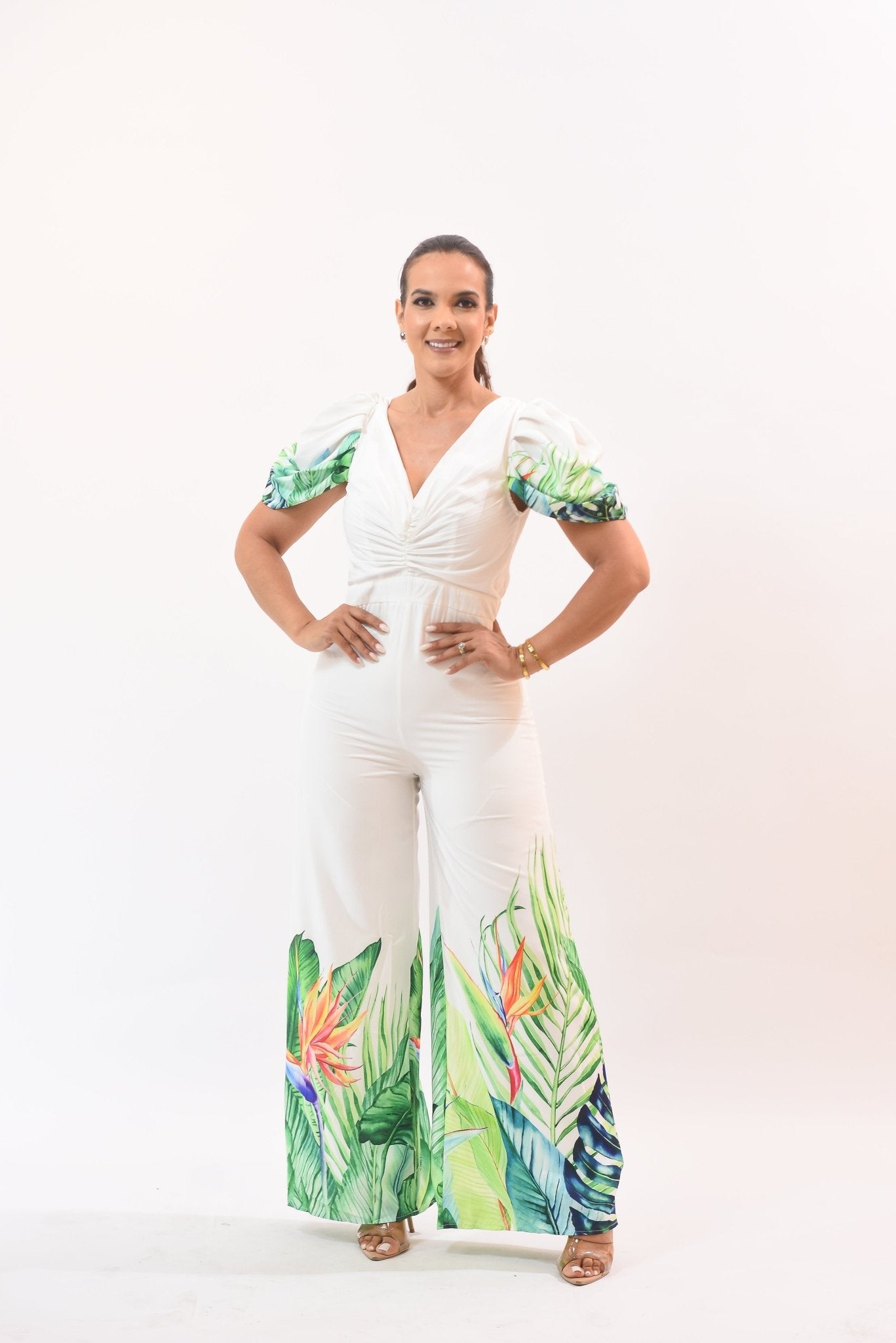 Tropical Palms Jumpsuit - Bonitafashionrd