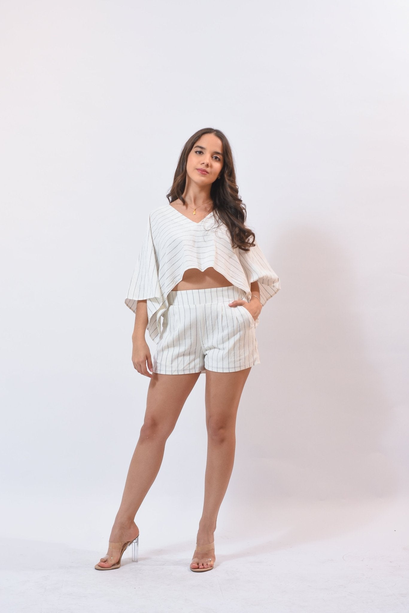 Summer Day Short Set White - Bonitafashionrd