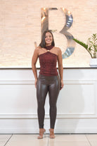 Time To Get Look Leather Leggins - Bonitafashionrd