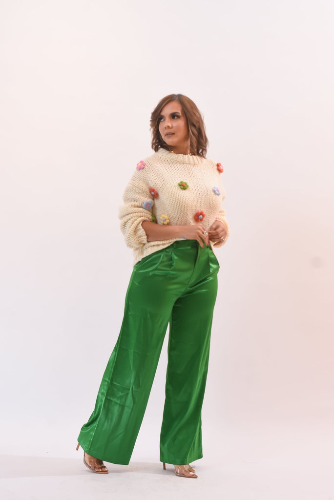 Pretty Style Pant Green - Bonitafashionrd