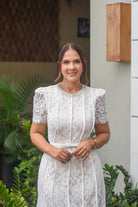 elegant white dress - Bonitafashionrd Dress