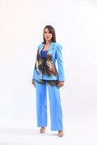 Different Jacket Pant Set Blue - Bonitafashionrd