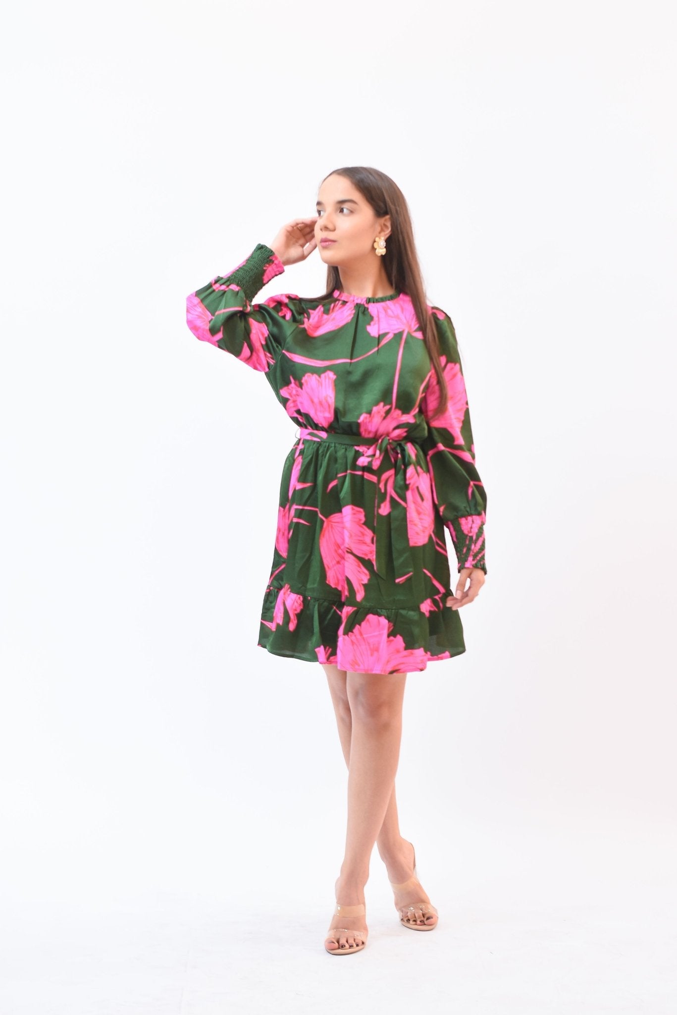 Get Ready Floral Dress - Bonitafashionrd