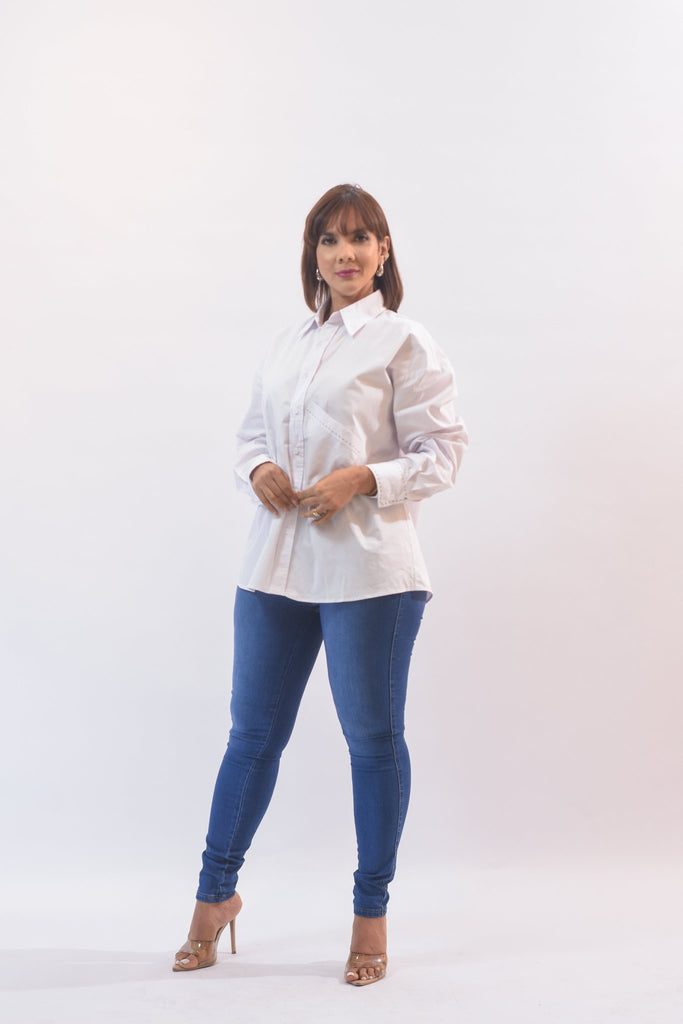 So Classy Shirt White - Bonitafashionrd