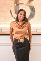 The Golden Holiday Basic Crop Top - Bonitafashionrd