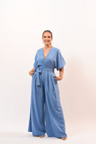 The Cutest Jumpsuit Blue - Bonitafashionrd