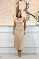 Time To Get Look Silk Dress - Bonitafashionrd