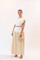 Just Nice Dress Beige - Bonitafashionrd