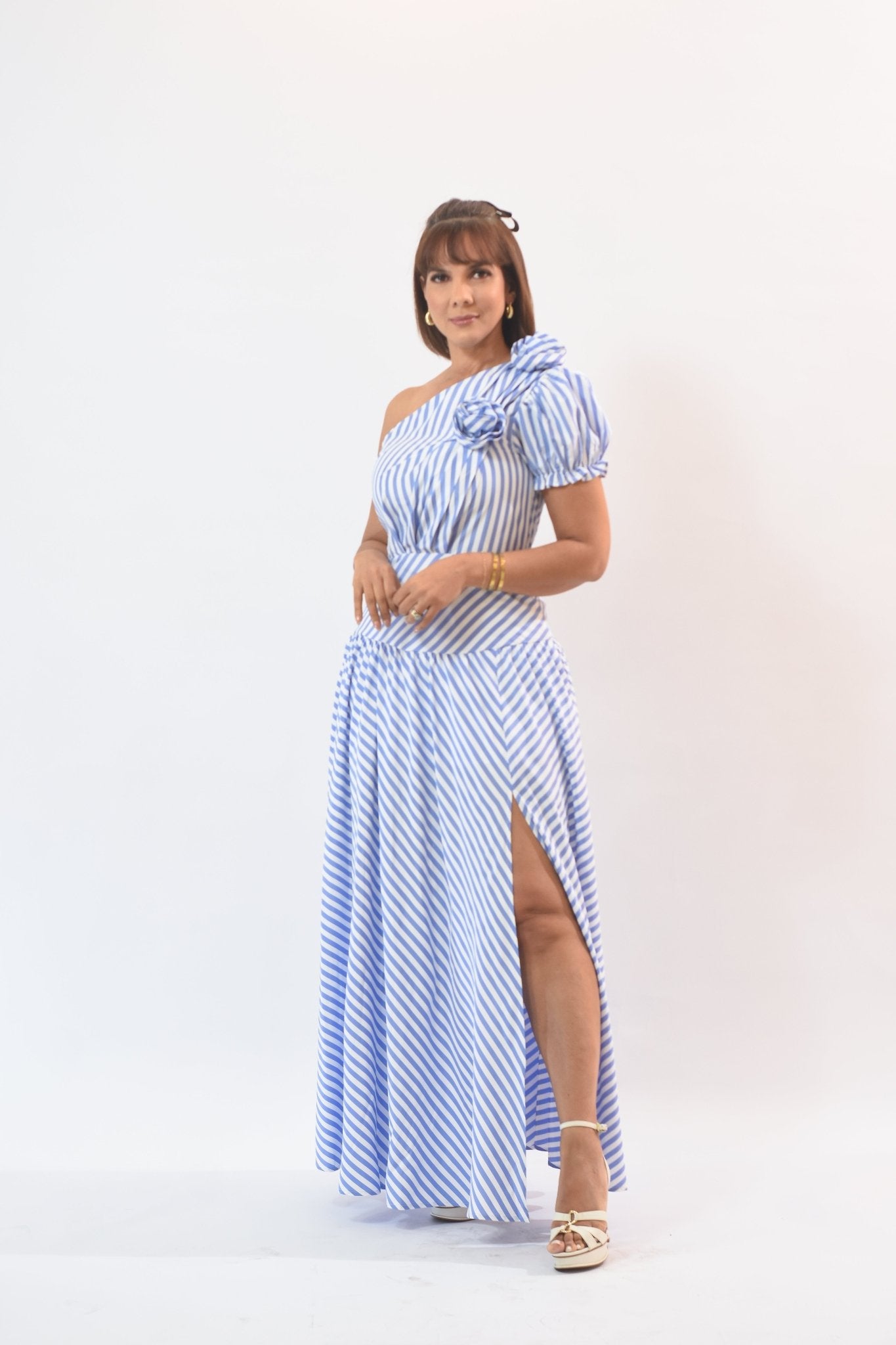 Chic Day Maxi Dress Blue - Bonitafashionrd