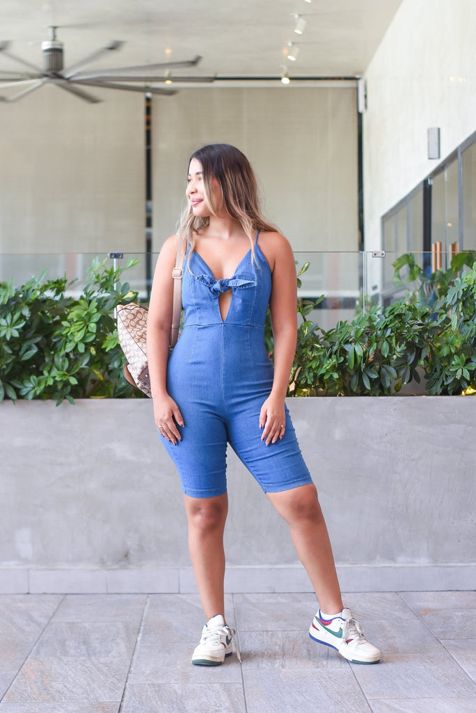 Special Denim Romper - Bonitafashionrd