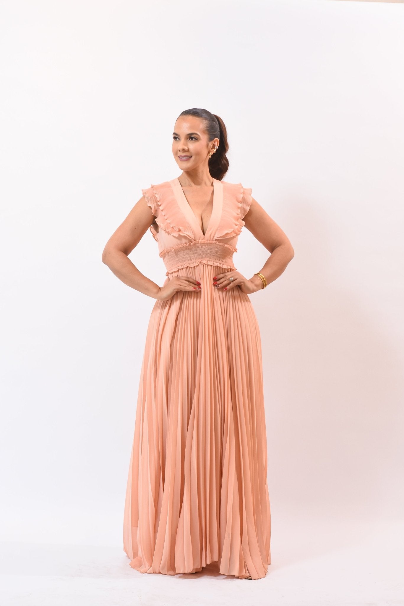 The Beauty Maxi Dress Coral - Bonitafashionrd