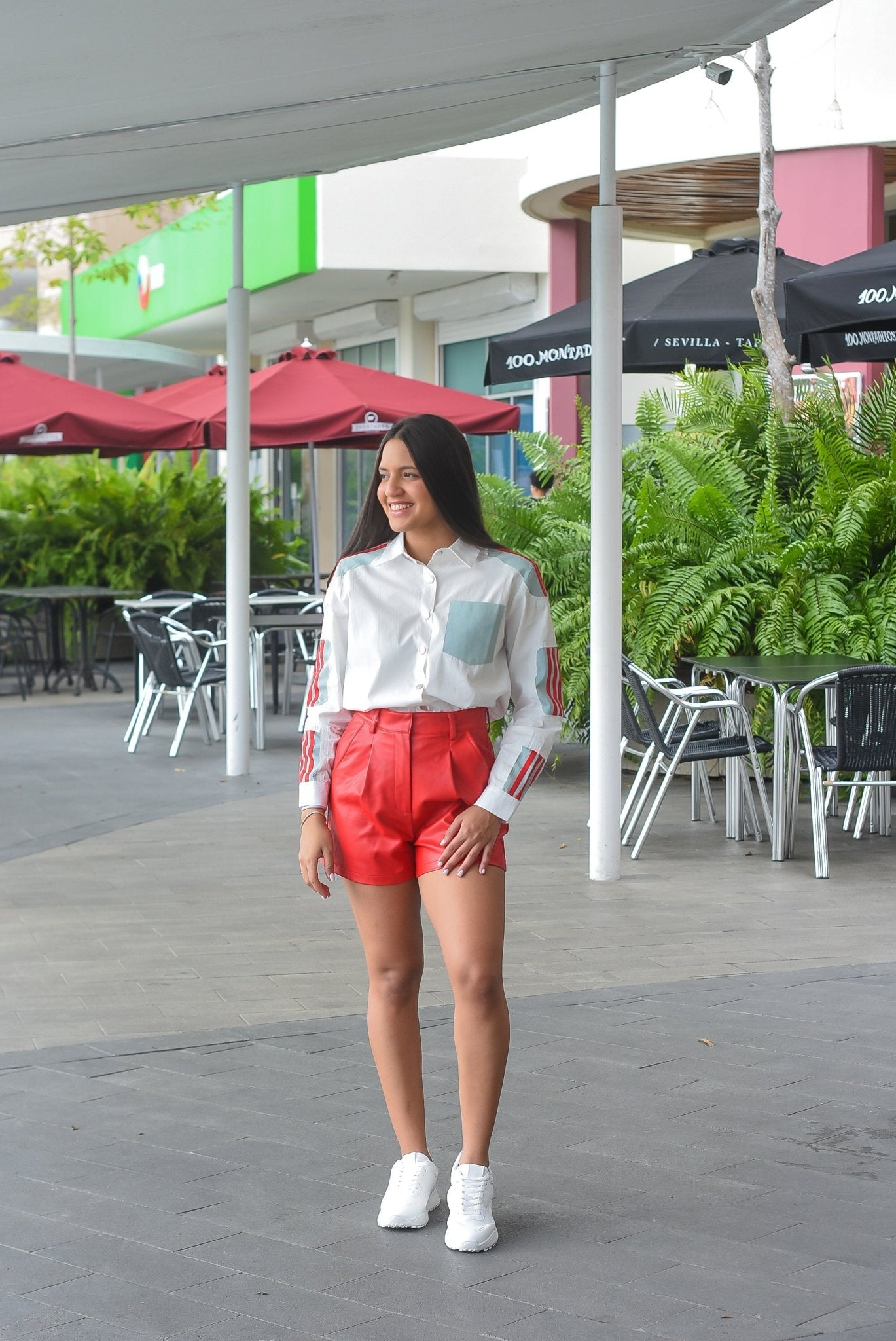 My Lovely Leather Short Red - Bonitafashionrd